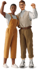 3d-business-joyful-man-and-woman-formations 3d-business-joyful-man-and-woman-formations